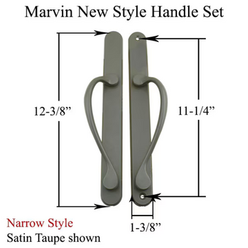Marvin Sliding Door Handle For Sliding Glass Patio Door Passive Dummy Handle Set